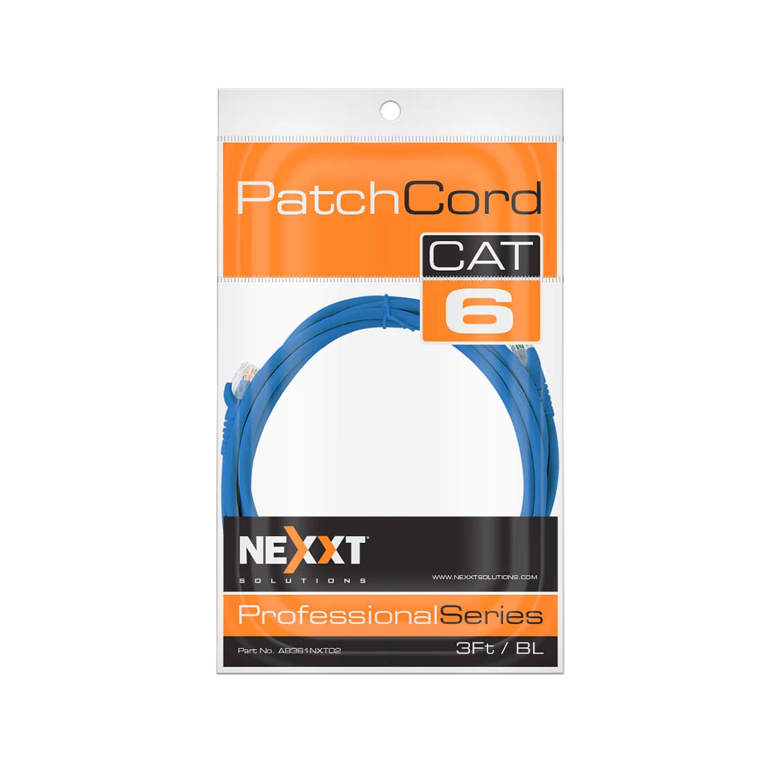 Nexxt Patch Cord Cat6 3Ft. 