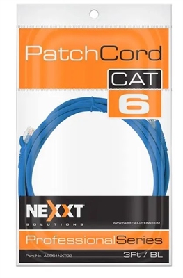 Nexxt Patch Cord Cat6 3Ft. 
