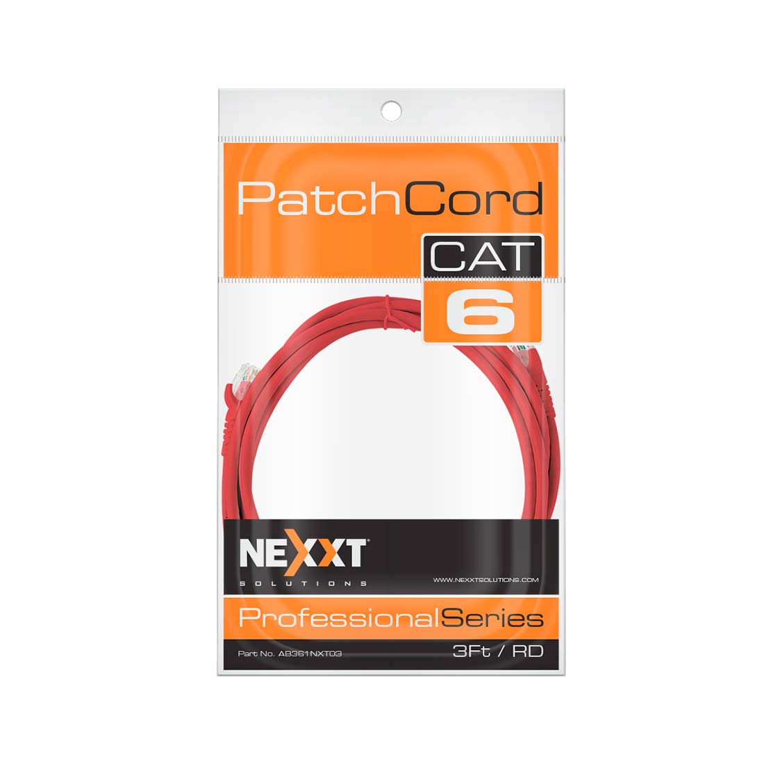 Nexxt Patch Cord Cat6 3Ft. 