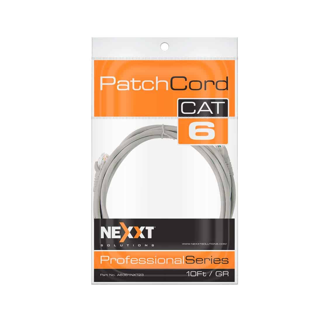 Nexxt Patch Cord Cat6 10Ft. 