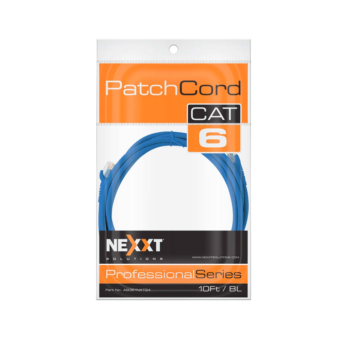 Nexxt Patch Cord Cat6 10Ft. 