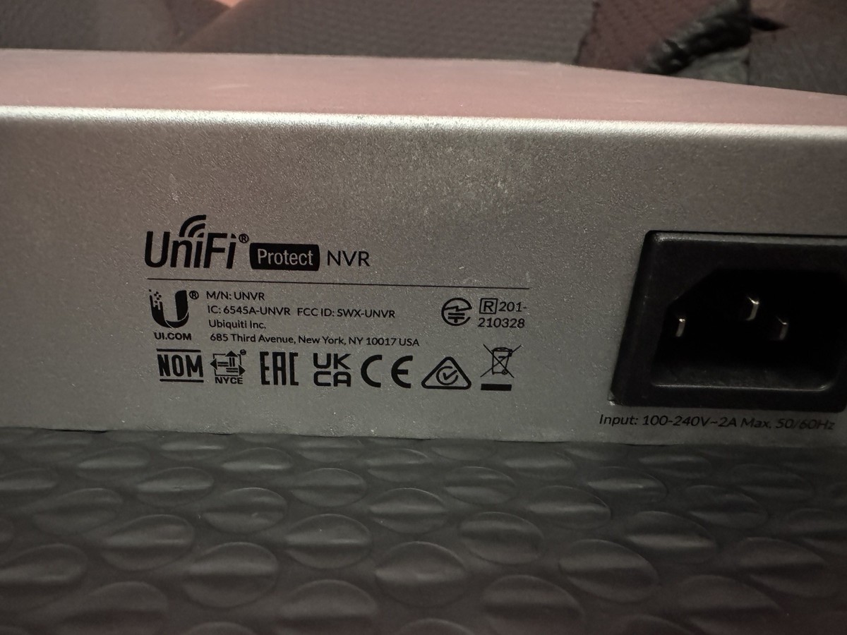 Ubiquiti Network Video Recorder with 