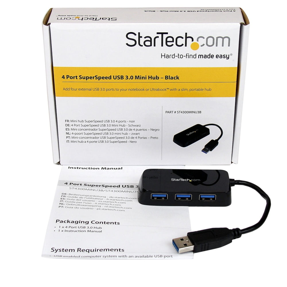 StarTech.com Adaptador Concentrador Hub Ladrón 