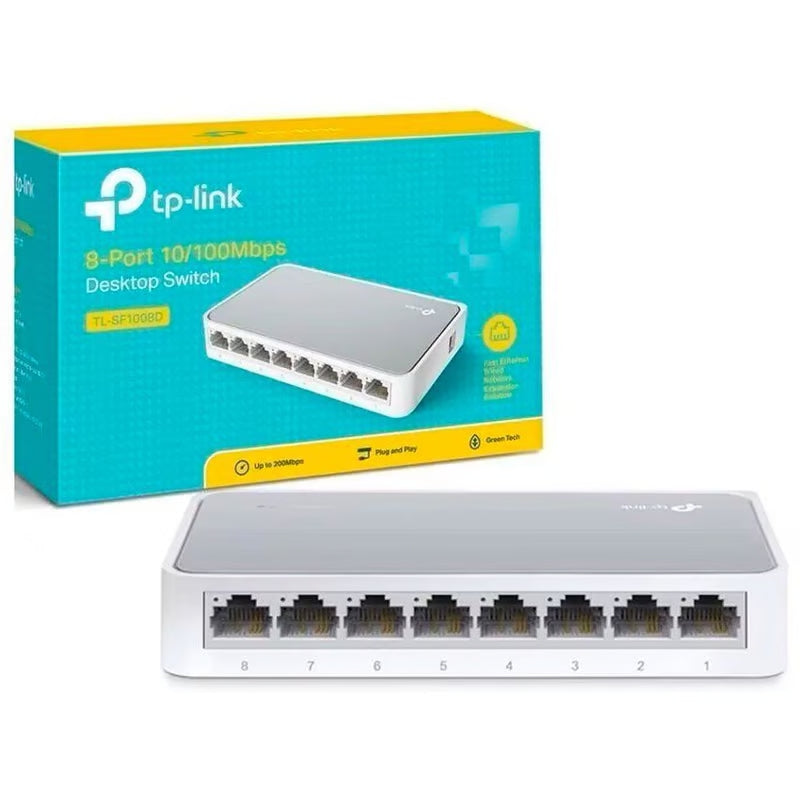 TP-Link TL-SF1008D 8-Port 10/100Mbps Desktop 