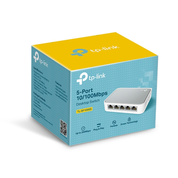 TP-Link TL-SF1005D 5-Port 10/100Mbps Desktop 