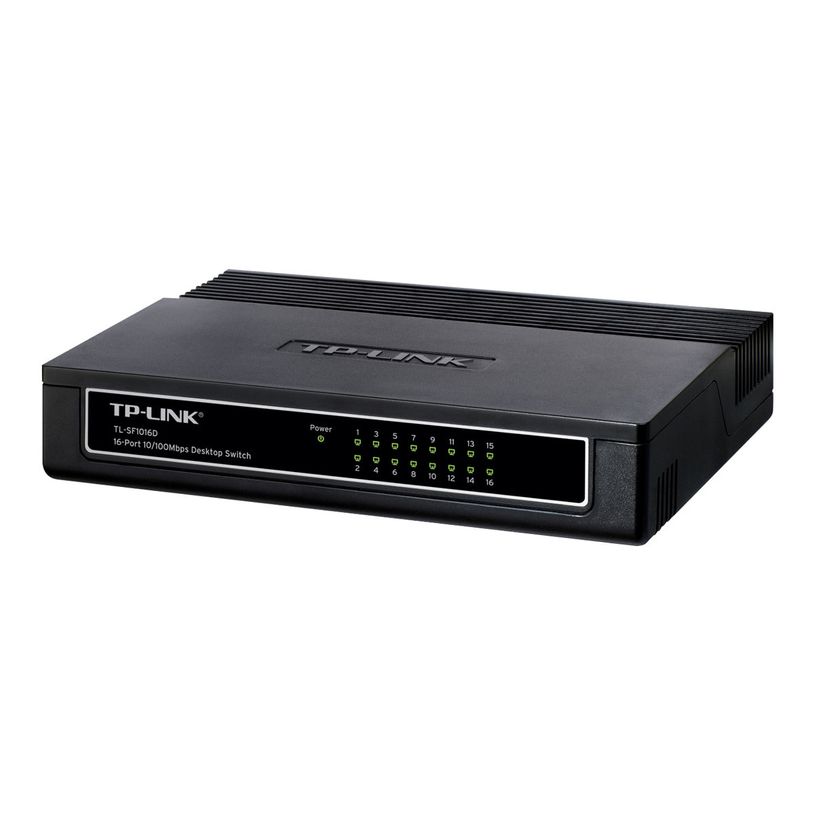TP-Link TL-SF1016D 16-Port 10/100Mbps Desktop 