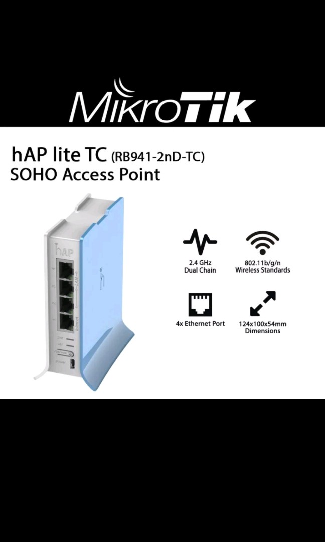 MikroTik RouterBOARD hAP lite